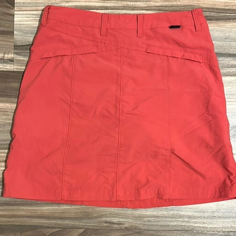 Patagonia Inter-Continental Hideaway Skirt Skort Women’s 4 Salmon gorpcore